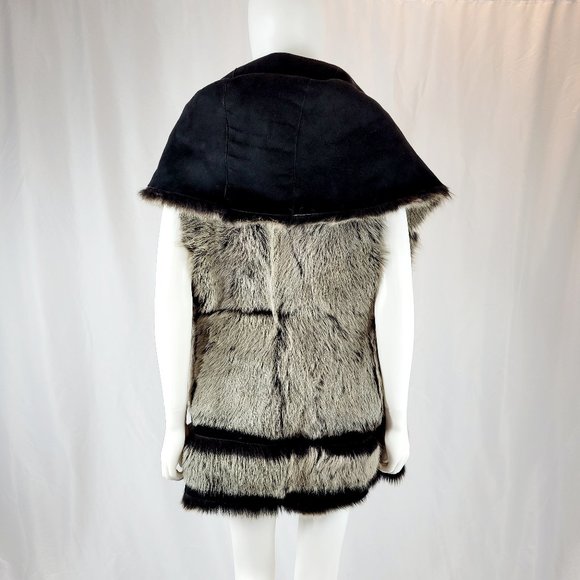Donna Karan Reversible Lamb Vest - Picture 11 of 14